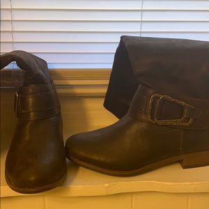 Torrid- Dark Brown below the knee 9.5W boots